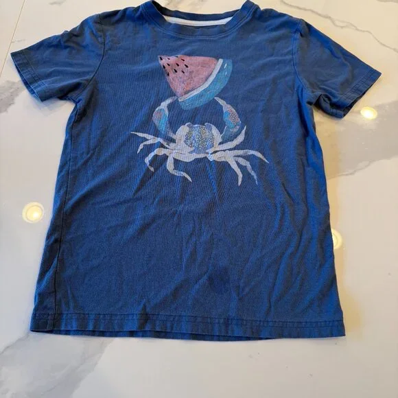 Tea Watermelon Crab T-Shirt Size 10 - Picture 1 of 4